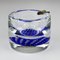 Cendrier en Verre de Murano Bleu, Italie, 1970s 10