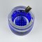 Cendrier en Verre de Murano Bleu, Italie, 1970s 2