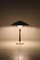 Dänische Schreibtischlampe aus Metall & Teak, 1960er 14