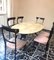 Table and Chairs in the style of Paolo Buffa, 1950s, Set of 7, Image 4