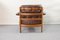 Leather and Teak Easy Chair, 1960s 3
