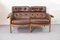 Vintage Tufted Leather Sofa 2