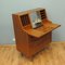 Secretaire in teak con specchio, Danimarca, anni '60, Immagine 2