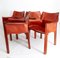 CAB 313 Chairs by Mario Bellini for Cassina, 1977, Set of 4 2