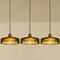 Lampes à Suspension en Verre par Carl Fagerlund pour Orrefors, 1960s, Set de 2 5