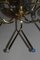 Lámpara de araña de Oscar Torlasco para Lumi Milano, años 50, Imagen 15