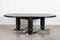 Mesa de comedor brutalista inglesa de olmo ebonizado, años 60, Imagen 13