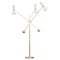 Stehlampe aus Messing von Silvio Piattelli 1