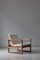 Set of Model 246 Lounge Chair and Ottoman in Oak and Teak attributed to Børge Mogensen for Fredericia, 1957, Image 5