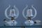 Lámparas de mesa de cristal de Murano de Barovier & Toso, años 40. Juego de 2, Imagen 6