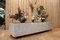 Large Planter in Marble and Brushed Steel, 1960s 3