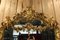 Grand Miroir Napoléon III en Bois Doré avec Putti et Mascaron 3