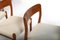 Sillas de comedor danesas vintage de Niels Otto Møller, años 60. Juego de 4, Imagen 5