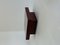Table Basse Mid-Century Rouge avec Plateau en Verre, Italie 7