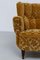 Dänischer Art Deco Sessel aus goldgelbem Samt, 1940er 17