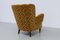 Dänischer Art Deco Sessel aus goldgelbem Samt, 1940er 12