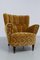 Dänischer Art Deco Sessel aus goldgelbem Samt, 1940er 18