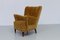 Dänischer Art Deco Sessel aus goldgelbem Samt, 1940er 7