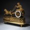 Empire Kaminuhr mit Putto in Chariot von Thiery À Paris 5