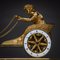 Empire Kaminuhr mit Putto in Chariot von Thiery À Paris 10