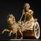 Empire Kaminuhr mit Putto in Chariot von Thiery À Paris 1