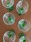 Alsatian White Wine Glasses with Green Twisted Stem, Set of 6 3