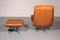 Set of S 231 Armchair and Ottoman in Leather from de Sede, Switzerland, 1960s 10
