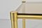 Couchtisch aus Messing & Rauchglas, 1960er 7