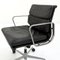 Silla de escritorio EA217 Soft Pad de cuero de Charles & Ray Eames para ICF, años 70, Imagen 9
