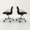 EA217 Soft Pad Desk Chair in Leather by Charles & Ray Eames for ICF, 1970s 4