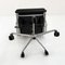 EA217 Soft Pad Desk Chair in Leather by Charles & Ray Eames for ICF, 1970s 8