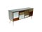 Four-Door Sideboard in Multicolored Glass, 1980s 2