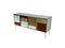 Four-Door Sideboard in Multicolored Glass, 1980s 3