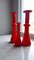 Carnaby Vase Set in Red Art Glass by Per Lütken for Holmegaard, 1960s, Set of 3 2