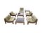 Fauteuil Modulaire Brutaliste par Carl Straub, Allemagne, 1970s, Set de 9 6