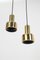 Dänische Vintage Hängelampen, 1960er, 2er Set 2
