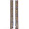 Friezes in Carved Wood Lacquered in Light Blue and Fine Gold, 1700, Set of 2 1