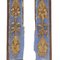 Friezes in Carved Wood Lacquered in Light Blue and Fine Gold, 1700, Set of 2 5