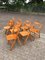 Mid-Century Folding Chairs in Beech, 1940s, Set of 8, Image 7