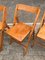 Mid-Century Folding Chairs in Beech, 1940s, Set of 8, Image 4