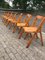 Mid-Century Folding Chairs in Beech, 1940s, Set of 8, Image 3