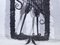 Art Deco Tafeln mit Kränen und Eidechsen aus Schmiedeeisen, Belgien, 1920, 2er Set 14