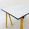 Bureau Tréteau Jaune par Rodney Kinsman pour Bieffeplast, 1980s 5