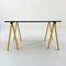 Bureau Tréteau Jaune par Rodney Kinsman pour Bieffeplast, 1980s 2