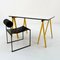 Bureau Tréteau Jaune par Rodney Kinsman pour Bieffeplast, 1980s 4
