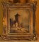 Romantic Harbor View, 19th Century, Oil on Wood, Framed 4