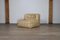 Kashima Lounge Chair in Cream Leather by Michel Ducaroy for Ligne Roset, 1970s 3