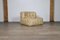 Kashima Lounge Chair in Cream Leather by Michel Ducaroy for Ligne Roset, 1970s 1