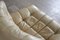 Kashima Lounge Chair in Cream Leather by Michel Ducaroy for Ligne Roset, 1970s 7