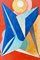 Abstrakte Geometrische Komposition, 1950er, Öl auf Leinwand 4